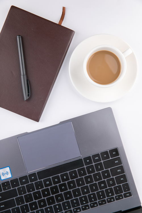 筆記本電腦辦公文具辦公用品商務(wù)攝影圖 攝影